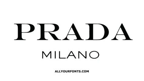 scritta prada|what font does prada use.